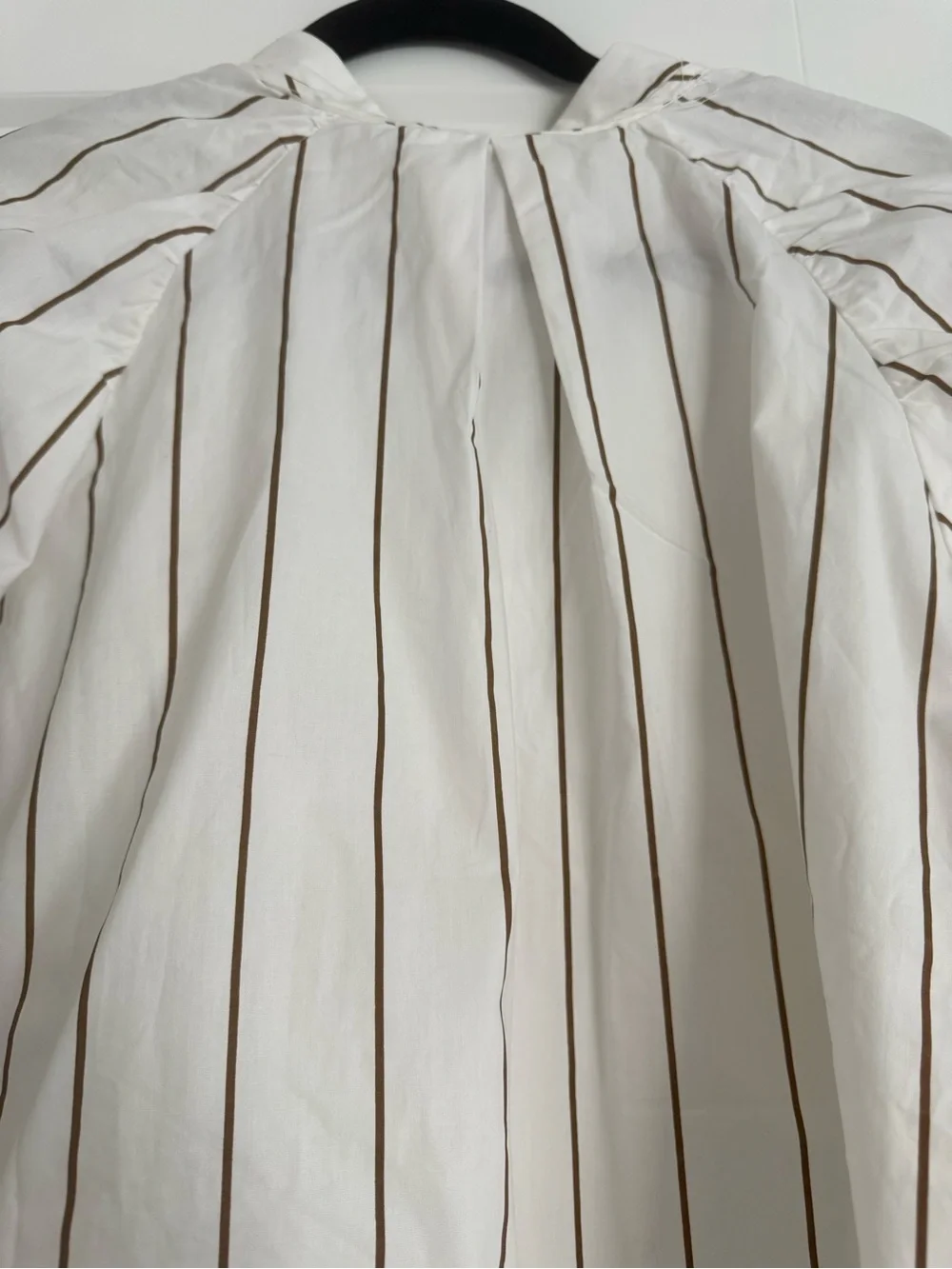 day + moon White Striped Tie-Neck Blouse - Picture 3 of 8